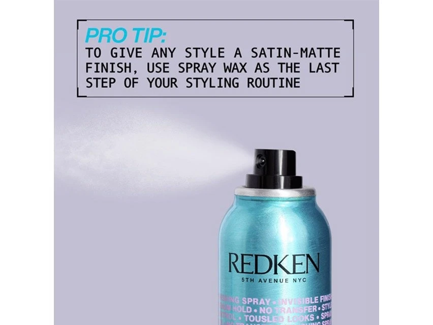 Redken Spray Wax Invisible Texture Mist Hairspray 8 Redken Spray Wax Invisible Texture Mist Hairspray - Image 8