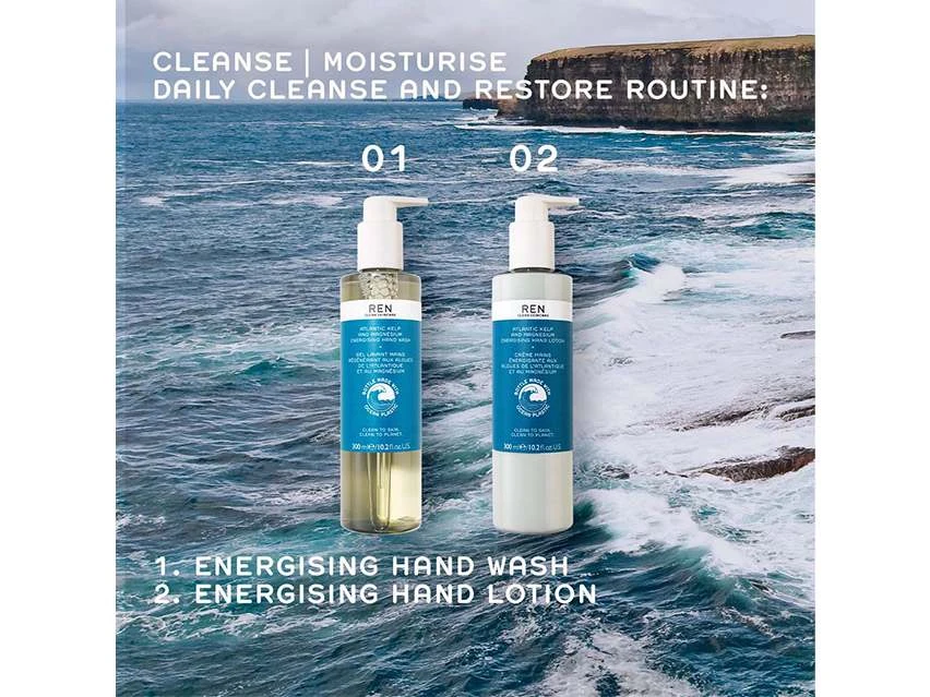 REN Clean Skincare Atlantic Kelp And Magnesium Energizing Hand Lotion 9 REN Clean Skincare Atlantic Kelp And Magnesium Energizing Hand Lotion - Image 9