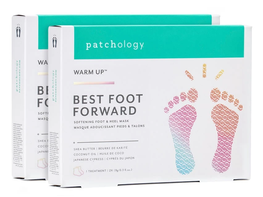 Patchology Best Foot Forward Softening Foot & Heel Mask Duo 1 Patchology Best Foot Forward Softening Foot & Heel Mask Duo