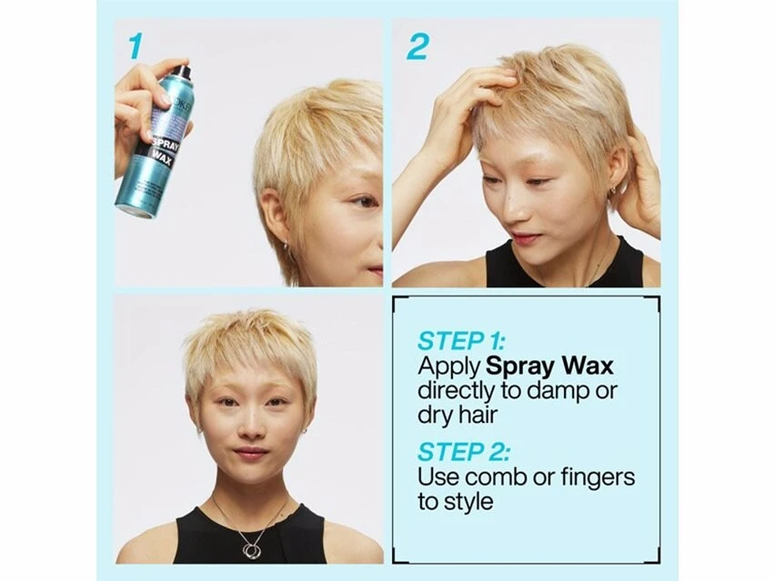 Redken Spray Wax Invisible Texture Mist Hairspray 6 Redken Spray Wax Invisible Texture Mist Hairspray - Image 6