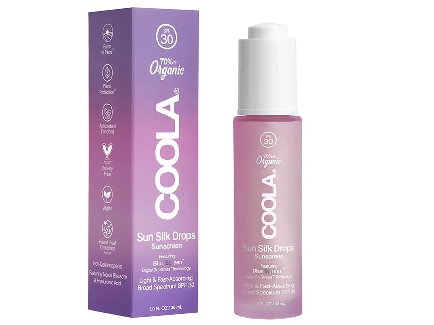 COOLA Organic SPF 30 Full Spectrum 360° Sun Silk Drops 1 COOLA Organic SPF 30 Full Spectrum 360° Sun Silk Drops