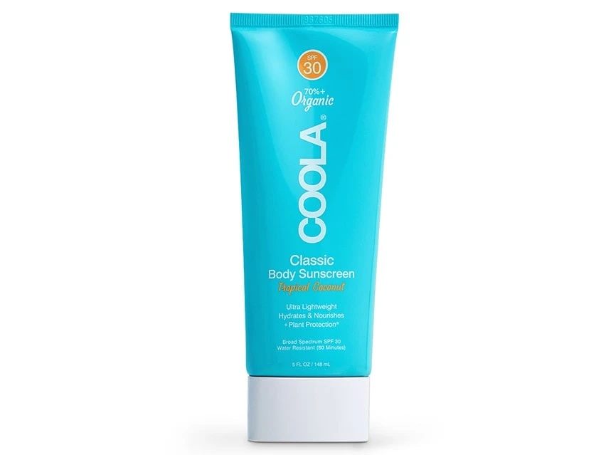 COOLA Organic Classic Body Sunscreen SPF 30 - Tropical Coconut 2 COOLA Organic Classic Body Sunscreen SPF 30 - Tropical Coconut - Image 2