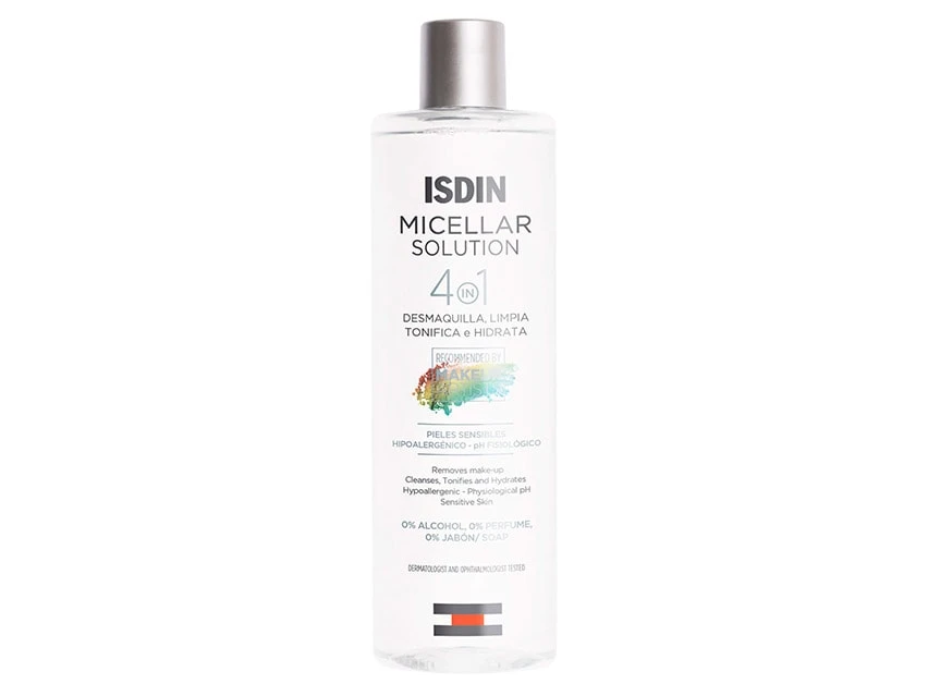 ISDIN Micellar Solution 4-in-1 Makeup Removing Micellar Cleansing Water 1 ISDIN Micellar Solution 4-in-1 Makeup Removing Micellar Cleansing Water