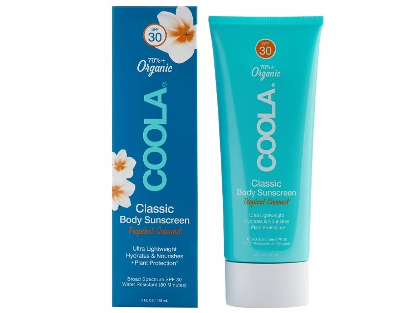 COOLA Organic Classic Body Sunscreen SPF 30 - Tropical Coconut 1 COOLA Organic Classic Body Sunscreen SPF 30 - Tropical Coconut
