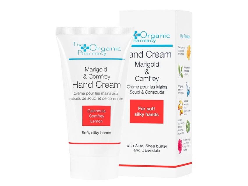 The Organic Pharmacy Marigold & Comfrey Hand Cream 1 The Organic Pharmacy Marigold & Comfrey Hand Cream